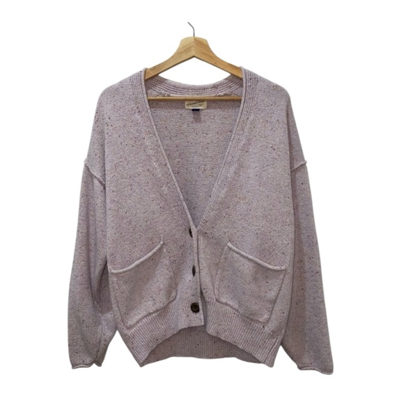 Universal Thread Sweaters - Universal Thread Women's Pastel Speckled Buttoned Cardigan, Medium